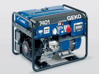 7401 ED–AA/HEBA, Трехфазный бензиновый генератор со стартовым усилителем, двигатель Honda GX 390 Super Silent-OHV